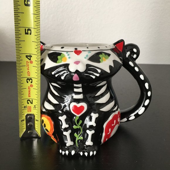 Day of the Dead 3D Cat Mug - Picture 8 of 8
